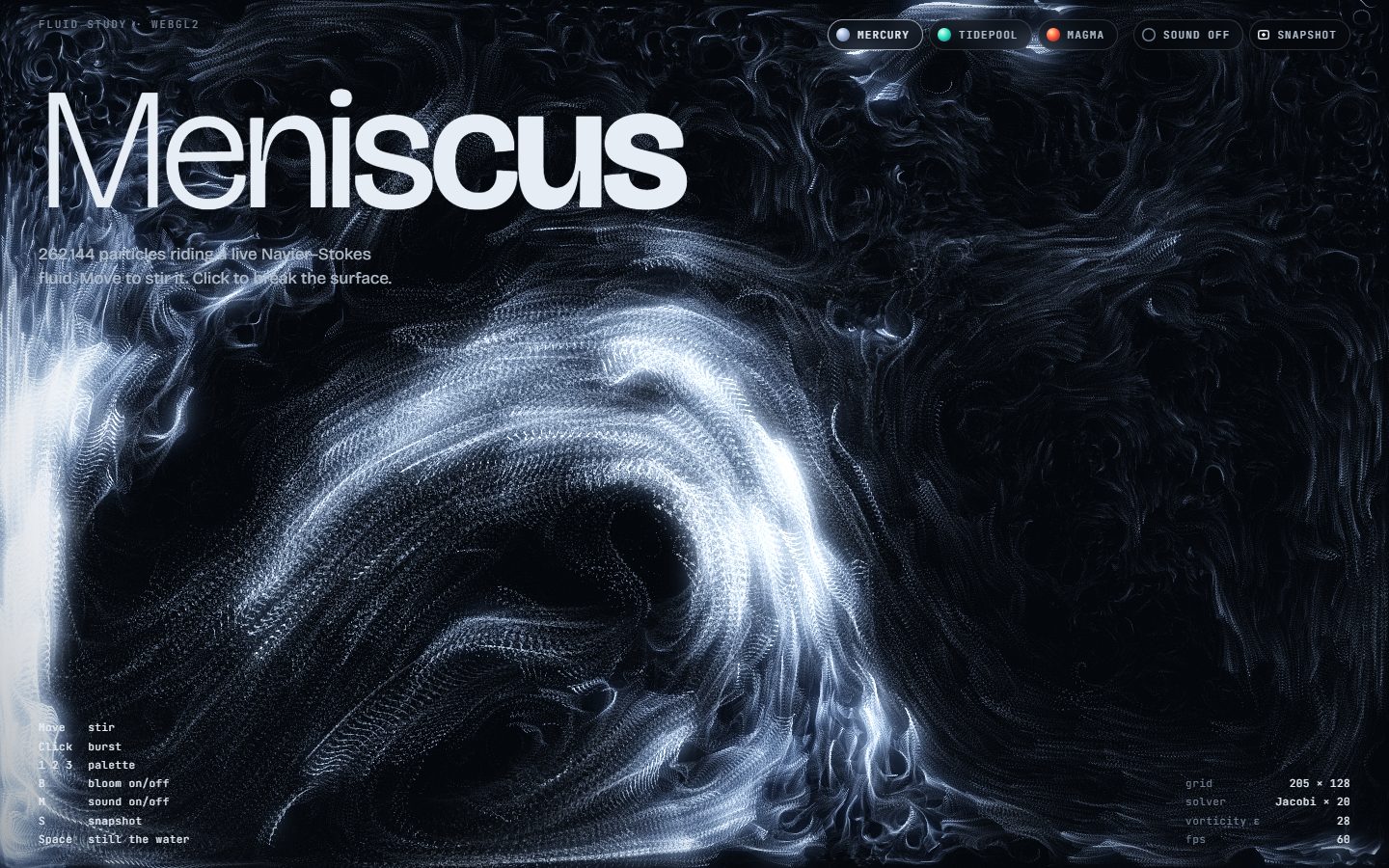Meniscus homepage